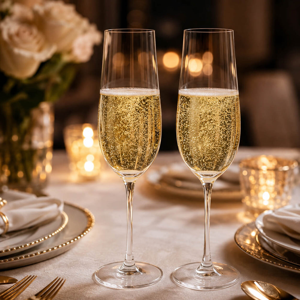 Fontignac Set of 2 Crystalline Champagne Glasses – 220 ml