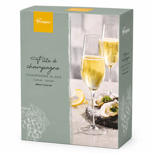 Fontignac Set of 2 Crystalline Champagne Glasses – 220 ml