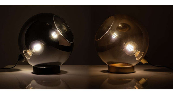 Nino Toula Large Modern Table Lamp in Black or Gold