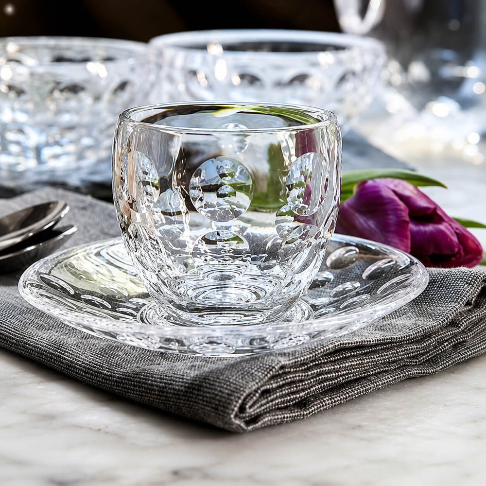 Guzzini Venice Espresso Cup &amp; Saucer – 100 ml