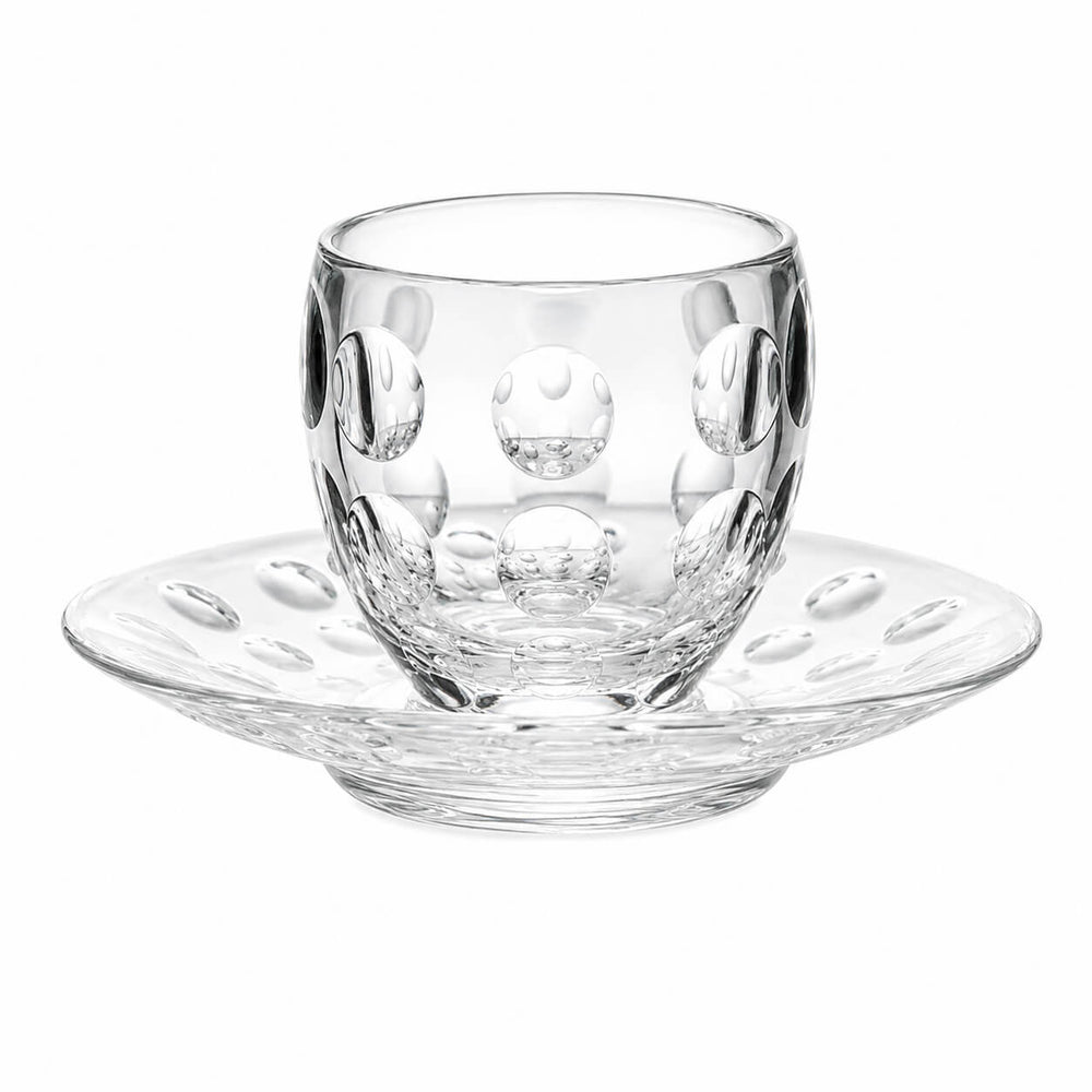 Guzzini Venice Espresso Cup &amp; Saucer – 100 ml