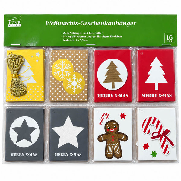 Christmas Gift Tags – Set of 16