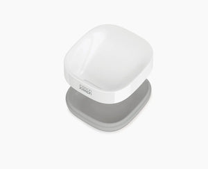 Joseph Joseph slim compact soap dish white