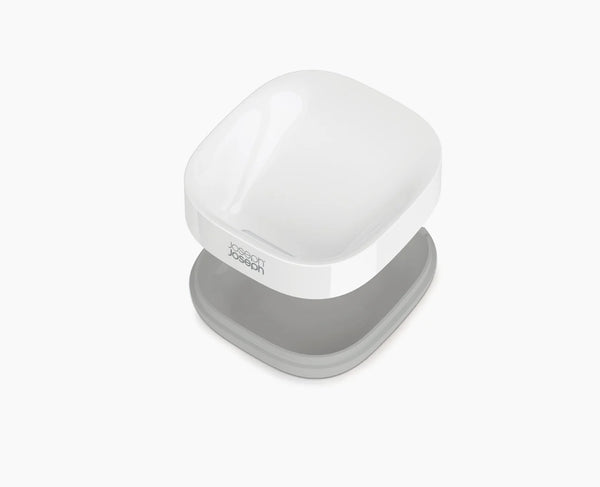 Joseph Joseph slim compact soap dish white