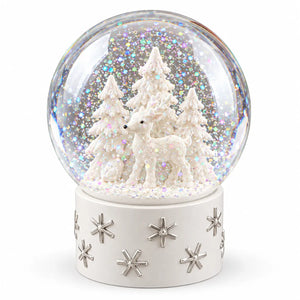 Christmas Family Winter Forest Snow Globe – 2 Designs