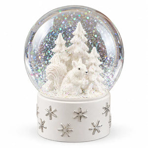Christmas Family Winter Forest Snow Globe – 2 Designs