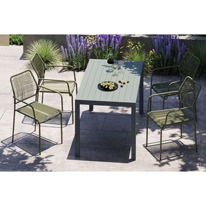 Kare Design Modern Rope Outdoor Armchair Chair - in Olive Green or Black