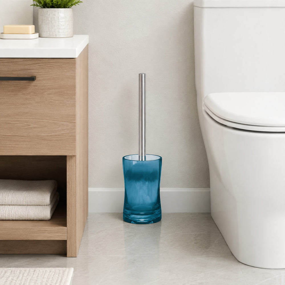 Kleine Wolke Fortune Toilet Brush & Holder – Polyacrylic Turquoise