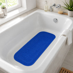 Kleine Wolke Java Plus bath mat, Kleine Wolke bath insert, Royal Blue bathtub mat, 36x92 cm bath mat, anti-slip bath insert, non-slip bathtub mat, PVC-free bath mat, bathroom safety mat