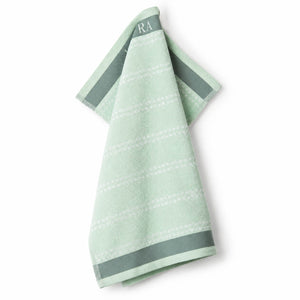 Laura Ashley Kitchen Towel - Terry Mint Horizontal Dotted Stripes