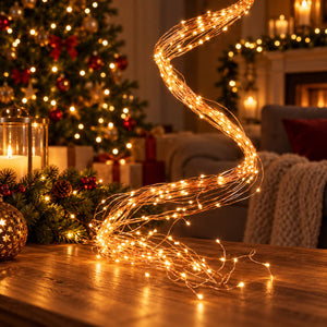 Luca Lighting 900 LED Copper Wire Light Bundle – Warm White