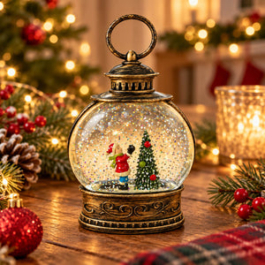 Luca Lighting LED Christmas Lantern Snow Globe