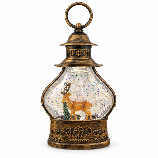 Luca Lighting LED Christmas Lantern Snow Globe