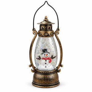 Luca Lighting LED Christmas Lantern Snow Globe