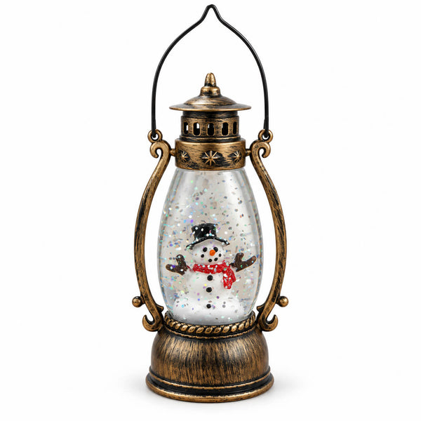 Luca Lighting LED Christmas Lantern Snow Globe