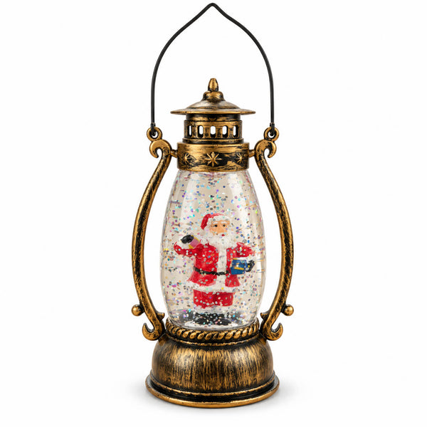Luca Lighting LED Christmas Lantern Snow Globe