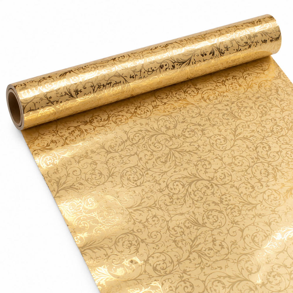 Migros PURE Gold Gift Wrapping Film – 3 m × 70 cm