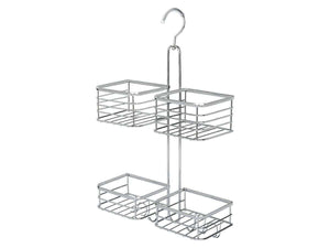Miomare 2 Tier With 4 compartments Stainless Steel Hanging Bathroom Rack