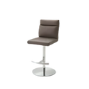 Pia Antique-Look Bar Stool in Brown or Gray