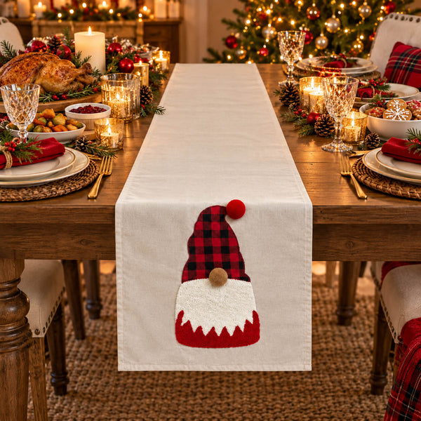 Migros Alpine Lodge Christmas Gnome Table Runner – 50 × 170 cm