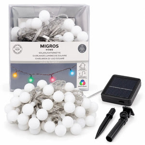 Home Solar Multicolor LED String Lights – 100 LEDs – 10 m