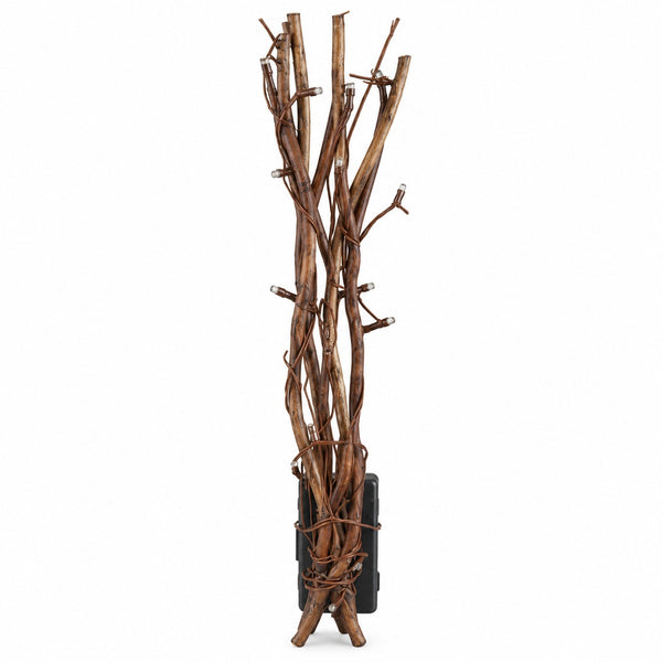 Migros Cucina & Tavola set of 5 decorative brown twig branches with 12 LED lights on white background