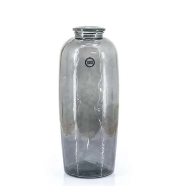 By-Boo Cadiz Tall Cylindrical Glass Vase - In Brown or Grey