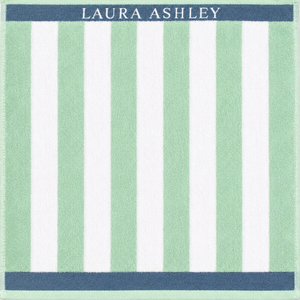 Laura Ashley Kitchen Towel - Terry Mint Vertical Stripes