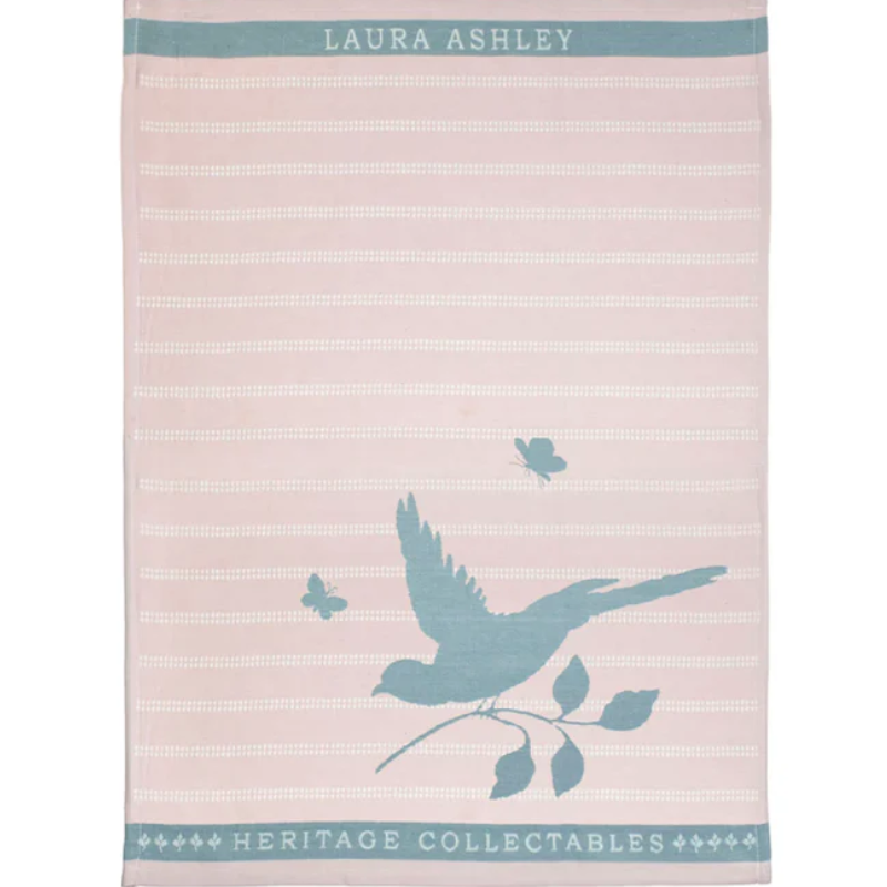 Laura Ashley Kitchen Towel - Blush Bird