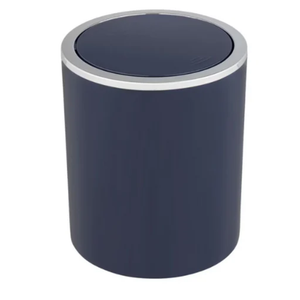 Wenko Inca Compact 2L Swing-Lid Trash Bin in Dark Blue or Old Pink