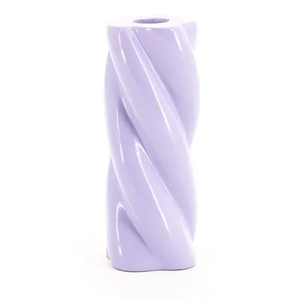 By-Boo Chuppa Ceramic Candle Holders in Green, Purple or Blue - 21 cm