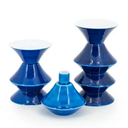 By-Boo Yack 3 pieces Candle Holders - in Blue, Green & Purple