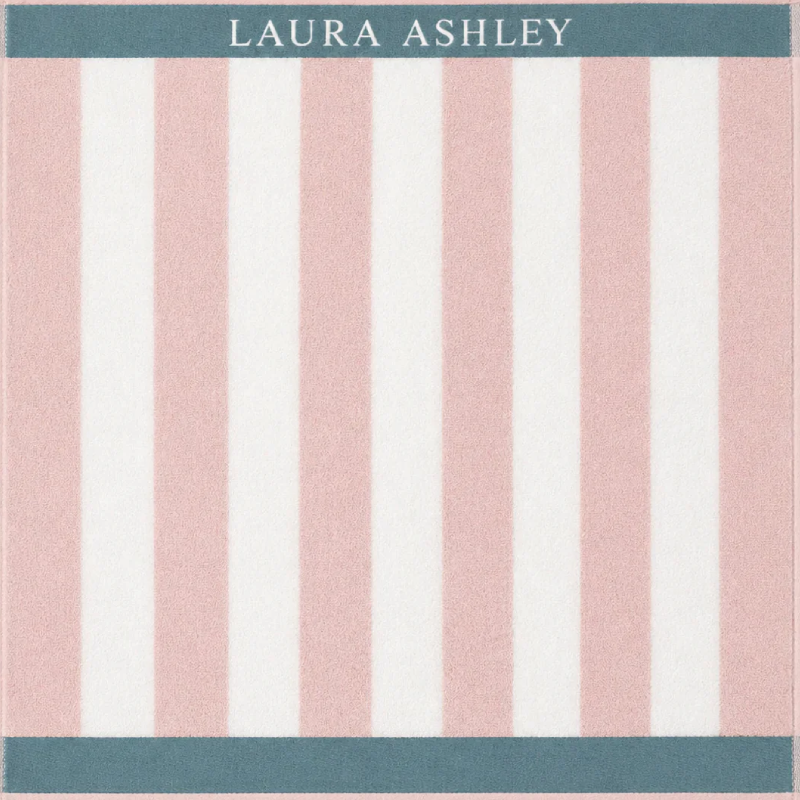 Laura Ashley Kitchen Towel - Blush Vertical Stripes
