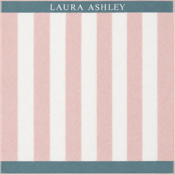 Laura Ashley Kitchen Towel - Blush Vertical Stripes