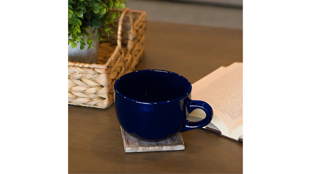Latte Mug Navy Blue