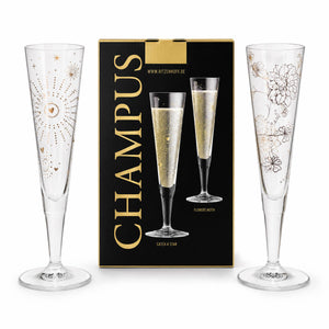 Ritzenhoff Champus Champagne Glass Set of 2