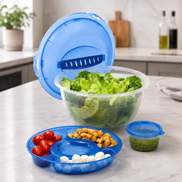 Rotho Cool & Fresh Salad To Go Container 3L