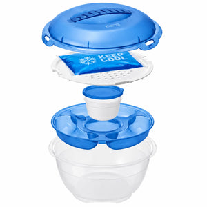 Rotho Cool & Fresh Salad To Go Container 3L