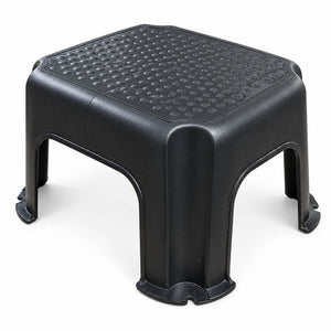 Rotho Modern Black Non-Slip Step Stool