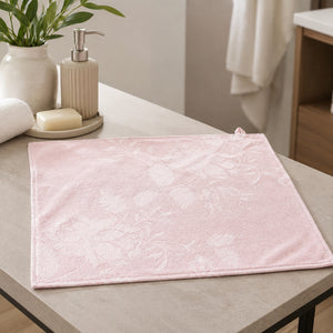Royal Boch Fleurs Rouges Kitchen Towel in Pink