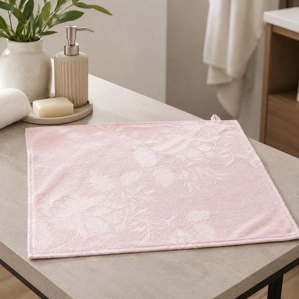 Royal Boch Fleurs Rouges Kitchen Towel in Pink