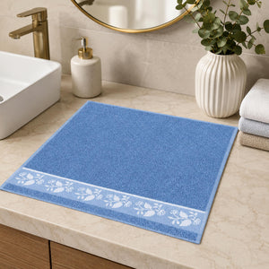 Royal Boch Fleurs Rouges Kitchen Towel in Blue
