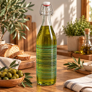 Cucina & Tavola Glass Oil Bottle – 1 L – 2 Colors
