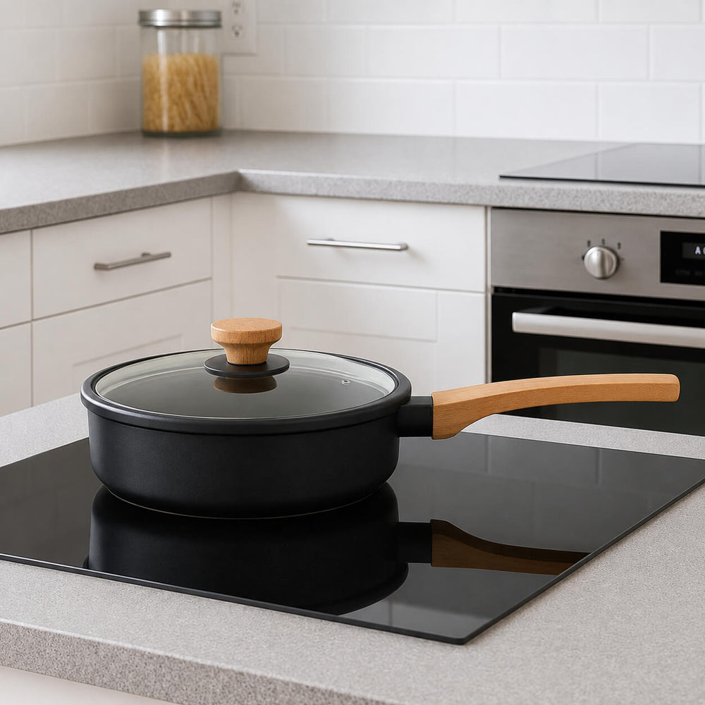 Sabatier Terra Skillet with Lid – 24 cm