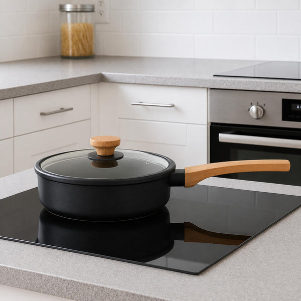 Sabatier Terra Skillet with Lid – 24 cm