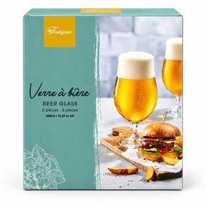 Set of 2 Beer/Juice Glasses " 380ml" by Fontignac