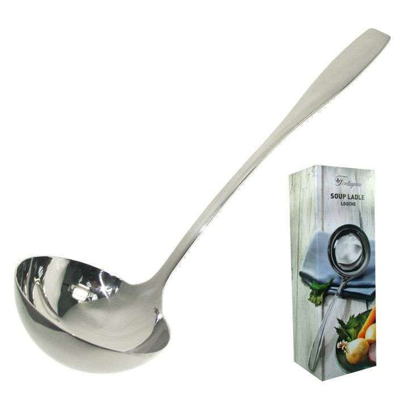 Fontignac Soup Ladle 27 cm – Stainless Steel 18/10 Serving Spoon