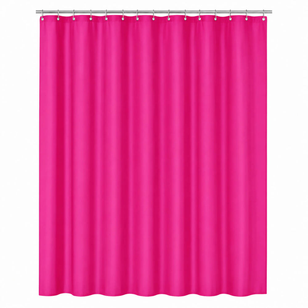 Spirella Textile Shower Curtain – Pink 180×180cm