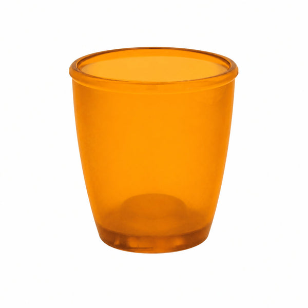 Spirella Toronto Bathroom Tumbler – Orange 7×10cm