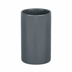 Spirella Tube Ceramic Tumbler – Dark Gray 7x11.5cm